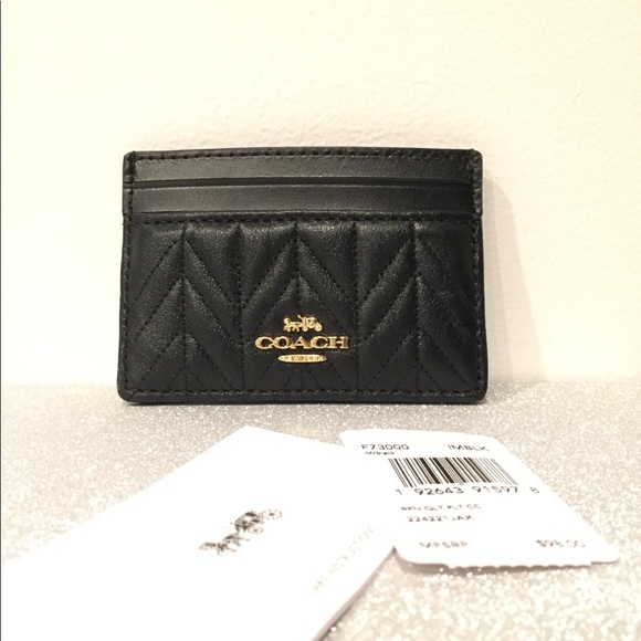 Coach quilted card holder. NWT💕 - Picture 2 of 4